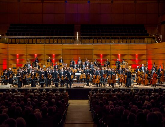 Orchesterkonzert im Konzertsaal in der Musik- und Kongresshalle Lübeck